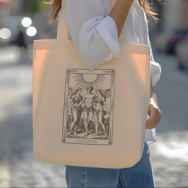 Tote Bag Bio "VI L'Amoureux" – Collection Tarot
