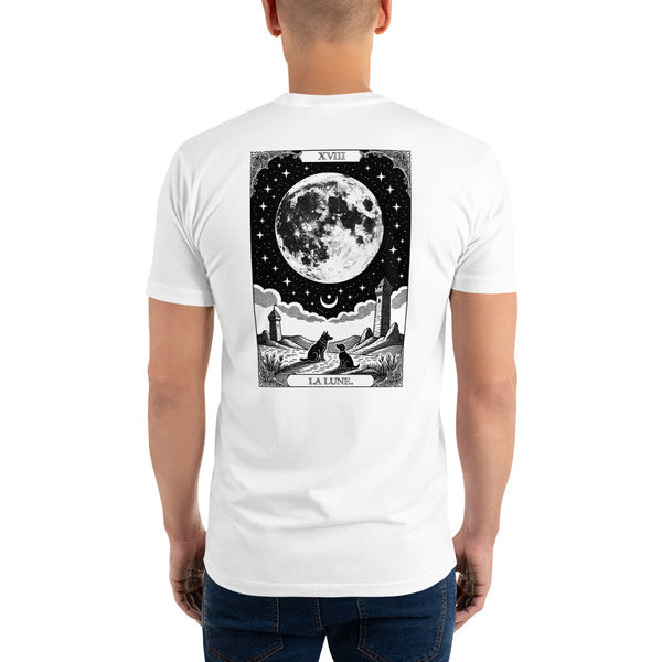 Tee "XVIII La Lune" Coton, Homme – Collection Tarot